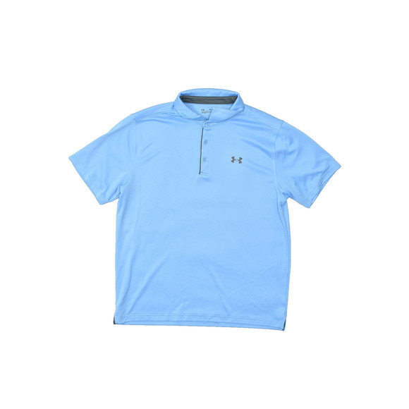 Under Armour Men's Blue Golf Polo Shirt Regular Size XXL Short Sleeve - Picture 1 of 8